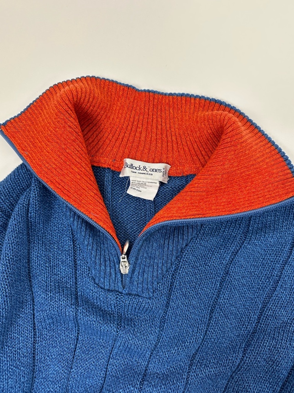 Bullock & Jones Quarter Zip Knit Sweater - Picture 4 of 9